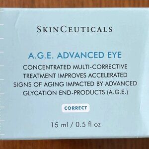 SKINCEUTICALS A.G.E AGE ADVANCED EYE CREAM FULL SIZE .5 OUNCES